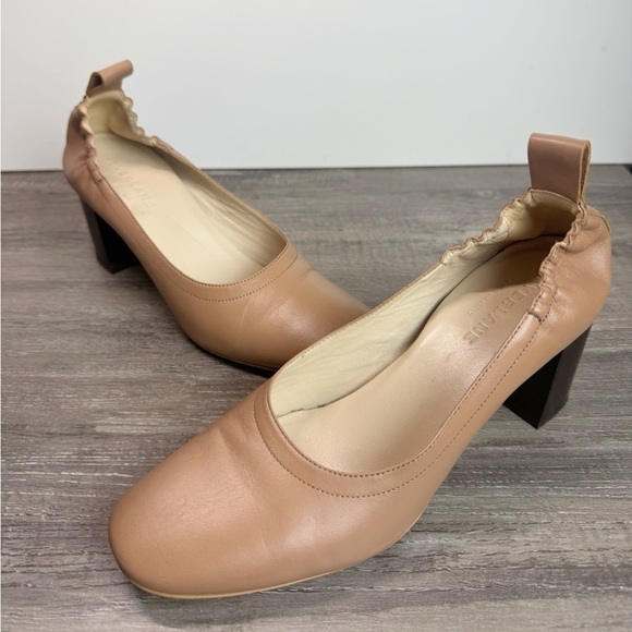 Everlane Day Heel Pecan Stacked Womens size 6.5  $178 - Picture 5 of 11